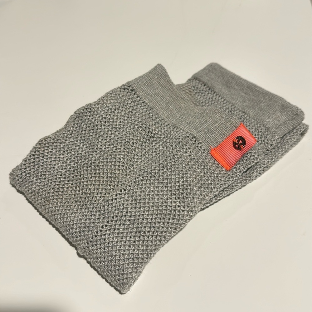Lululemon Grey Waffle Thermal Leg Warmers